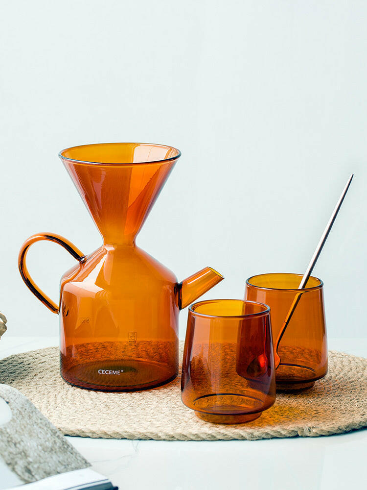 Household American Glass All-in-one Pour-over - Coffee Maker Set