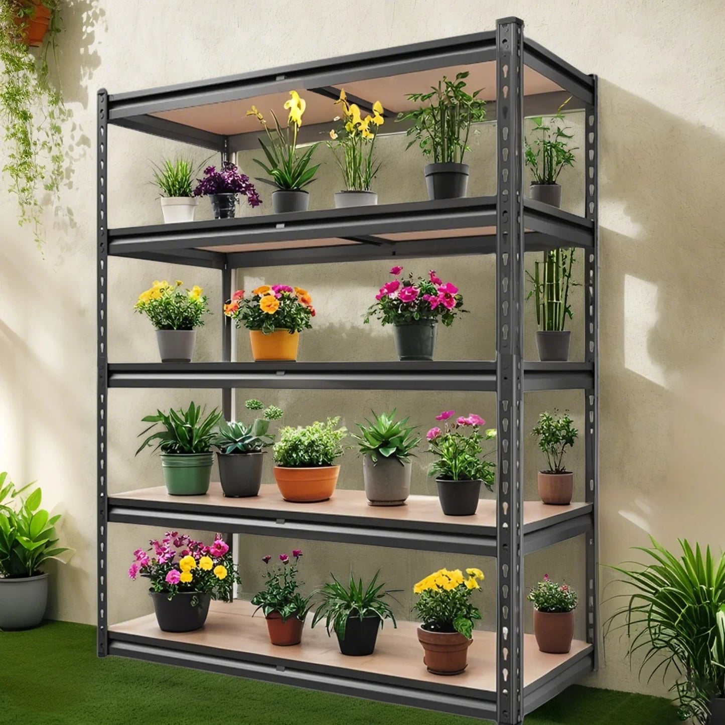 72"/60"H Garage Shelving Storage Shelves,2000LBS Capacity Heavy Duty Adjustable Storage Shelve For Closet