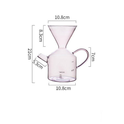 Household  American Glass All-in-one Pour-over - Coffee Maker Set