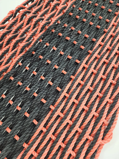 Large Double Weave Lobster Rope Mat, Vibrant Colors, Long Lasting Durable