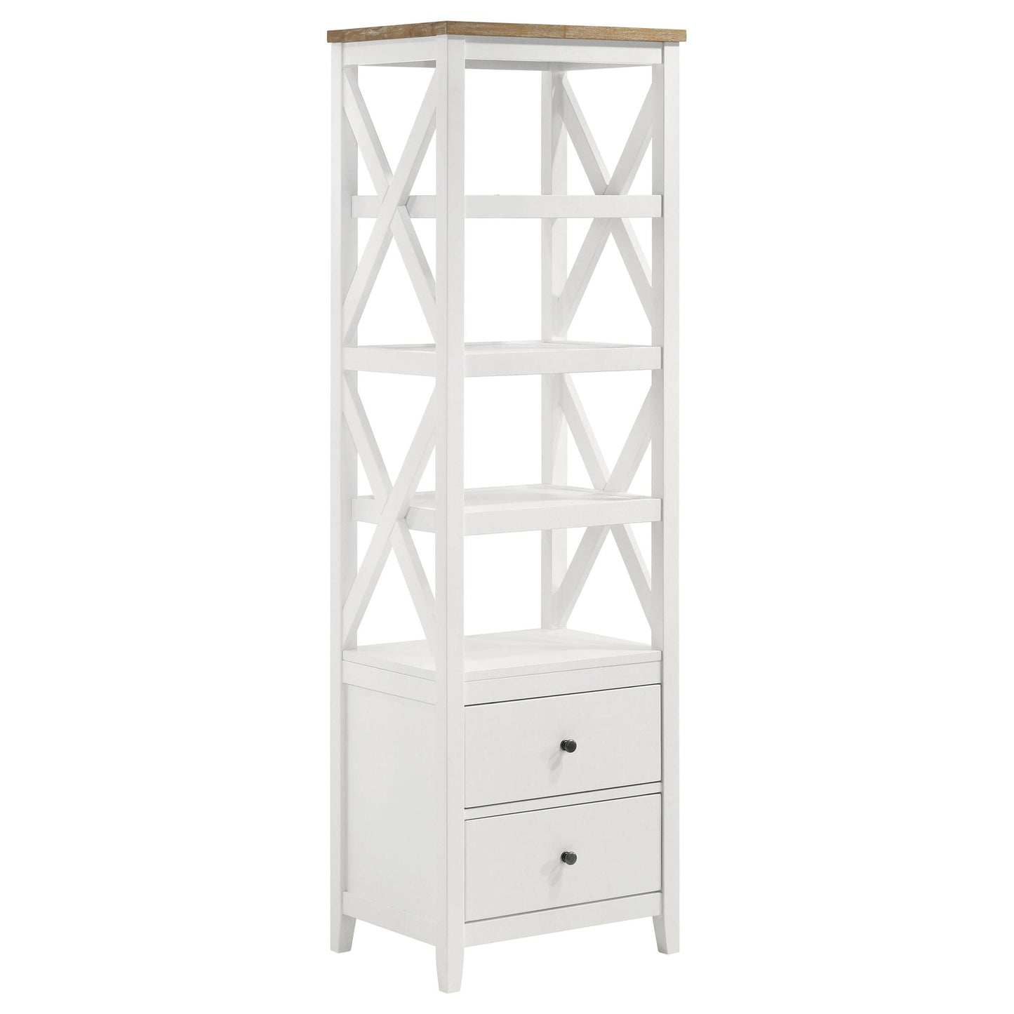 Hollis 3-piece 67-inch TV Stand Entertainment Center White