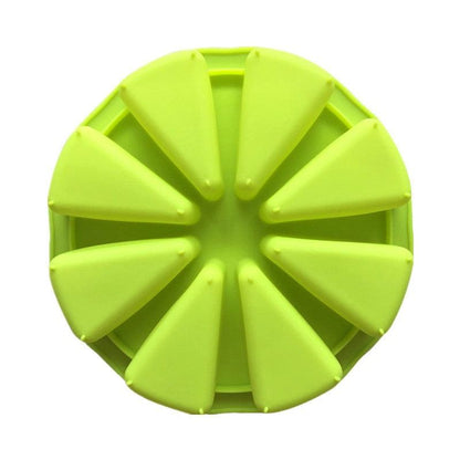 8 Cavity Silicone Cake Mold Baking Pastry Scone Pans Tools Cake Mould Oven Bread Pizza Bakeware Cake Mould Baking Molds Triangle Silicone Cake Mold Soap Mould Pizza Slices Scone Baking