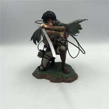 Levi Ackerman Figurine, Attack On Titan Figure, Shingeki no Kyojin Anime Gifts and Merchandise
