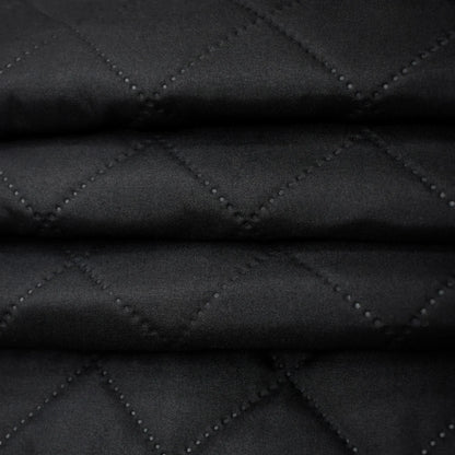 Quilted 100% Blackout Curtains for Living Room Heavy Duty Window Drapes Bedroom Winter Thick Thermal Curtains Eyelets Ready Made