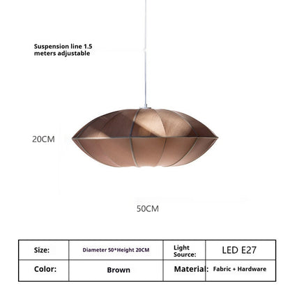 Simple And Modern Japanese Retro Pendant Light