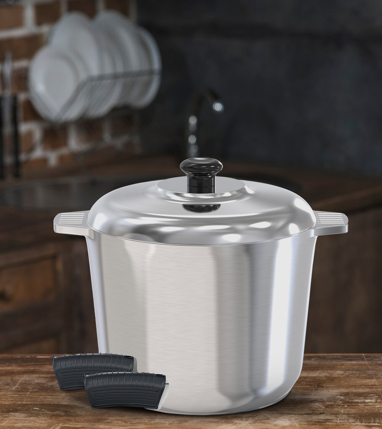 Stock Pot with Lid 10 Quarts
