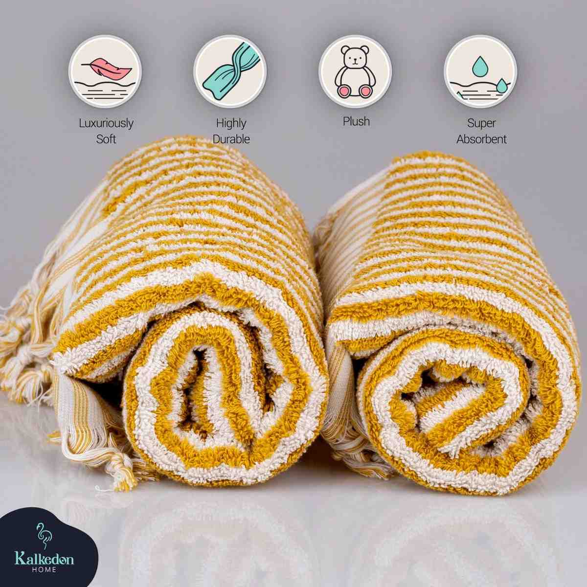 Striped Hand Towel
